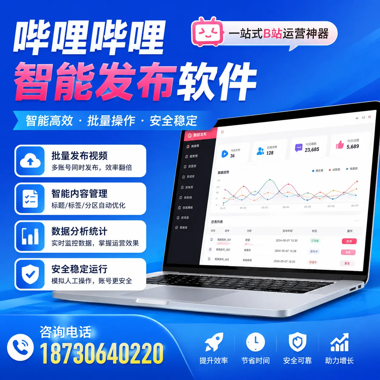 如何通过哔哩哔哩智能发布软件提升 钦州 企业曝光率