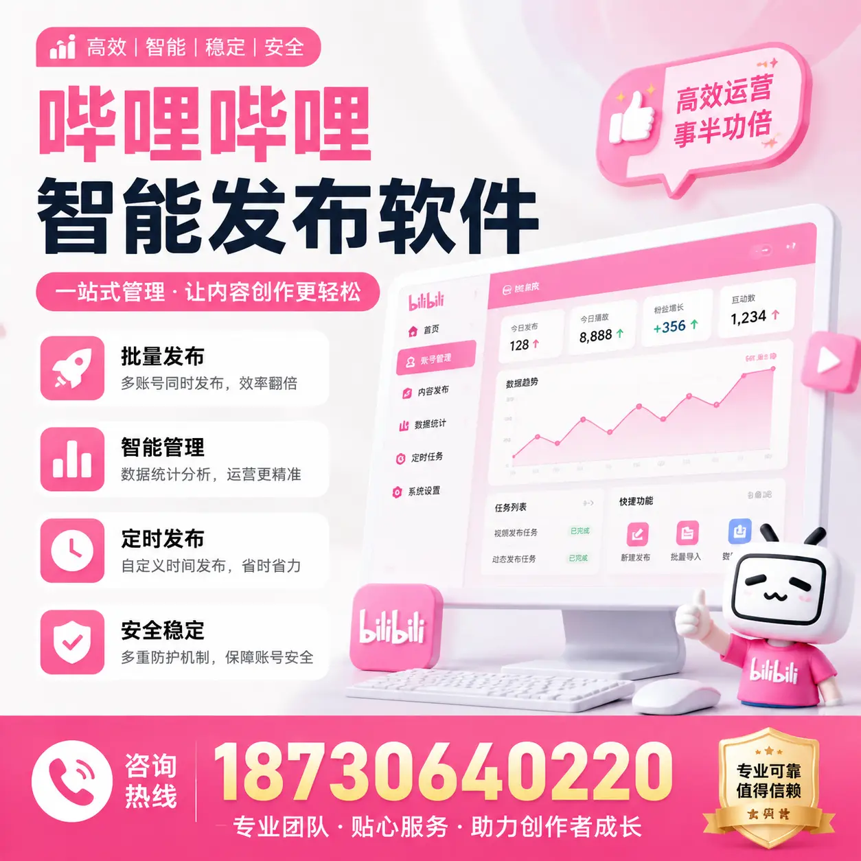 如何评估哔哩哔哩智能发布软件的ROI？钦州 企业必读