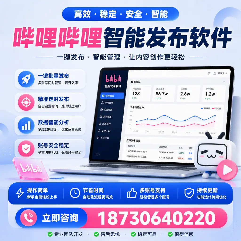 如何在 钦州 制定有效的哔哩哔哩智能发布策略